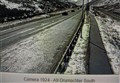Early snow on roads across Badenoch and Strathspey