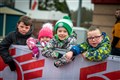 Cogen Ross, Ellie and Finn Belshaw and Callum Macdonald. Picture: Callum Mackay..