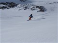 Great conditions in Dragon Bowl on Creise near Glencoe Mountain Resort. Skier: Kenny Biggin. Photo: Neil Muir