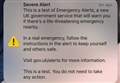 Emergency alert sounded bang on time for most but not everyone