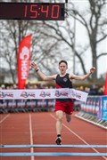 Boys 5k ..winner Lachlan Thomas...Picture: Callum Mackay..