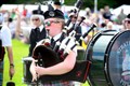 The pipes and drums strike up at the Grantown Show. Picture: James Mackenzie.