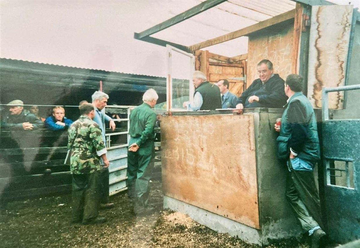 Kingussie livestock market opens again! (But only for filming a TV special tonight)