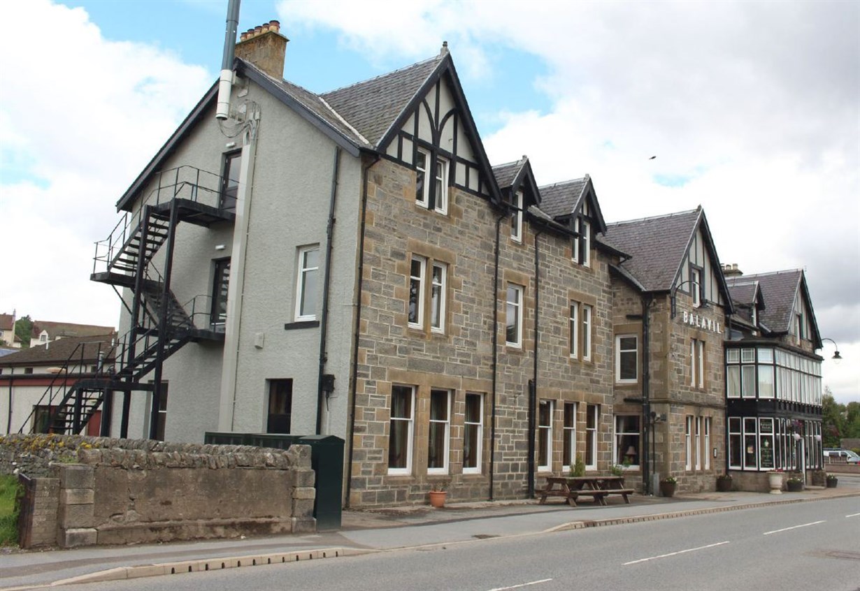 Man broke into Newtonmore hotel bar, sat and drank alone for two hours