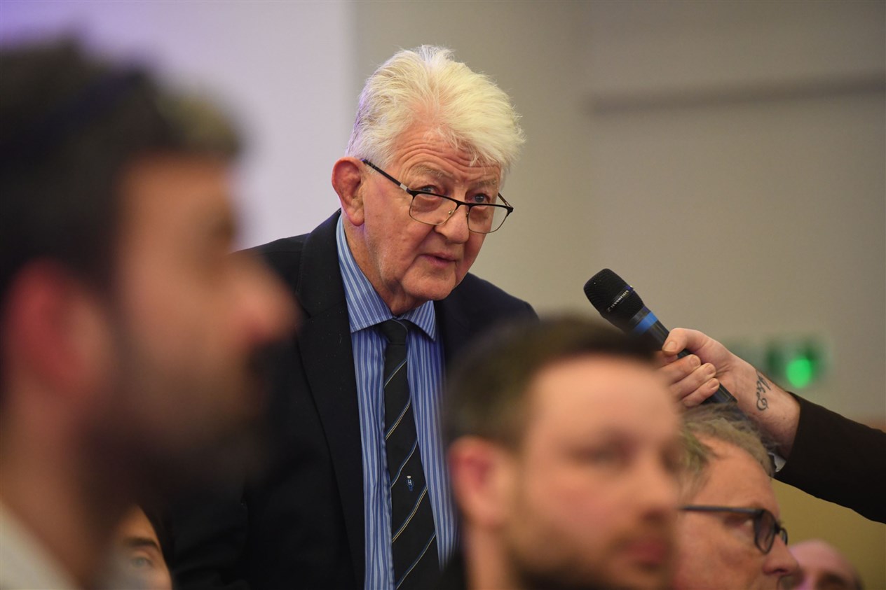 The audience asking questions. Picture: James Mackenzie.
