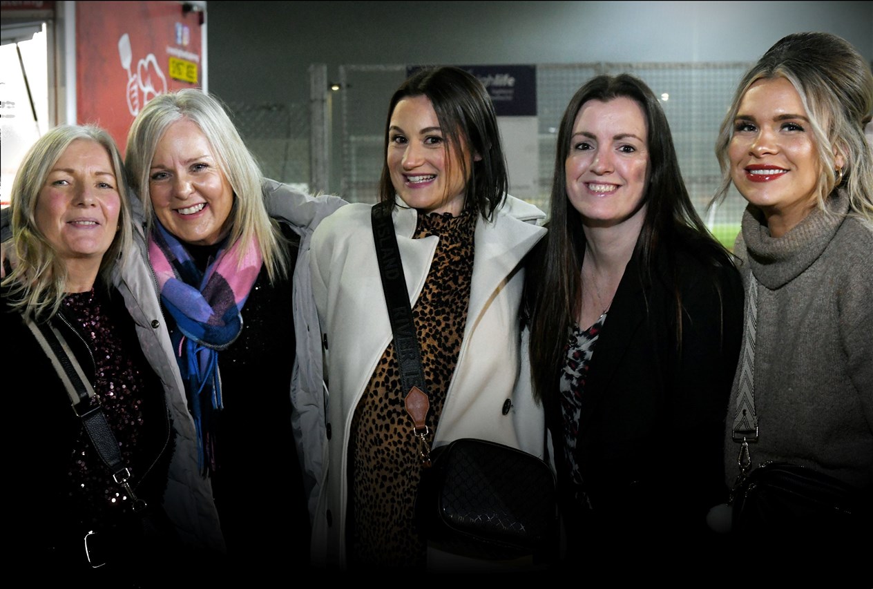 Joanna Reid, Sharon Robertson, Kelly Collis, Kelly Maclennan and Chloe Skinner. Picture: James Mackenzie.