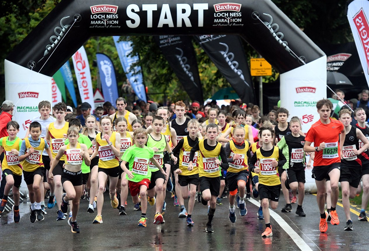 The start of the 5k. Picture: James Mackenzie.