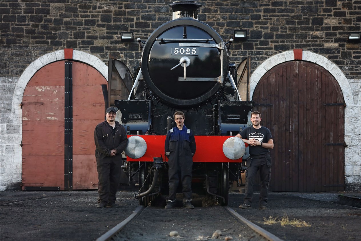 A proud day for the staff and volunteers of the railway line.