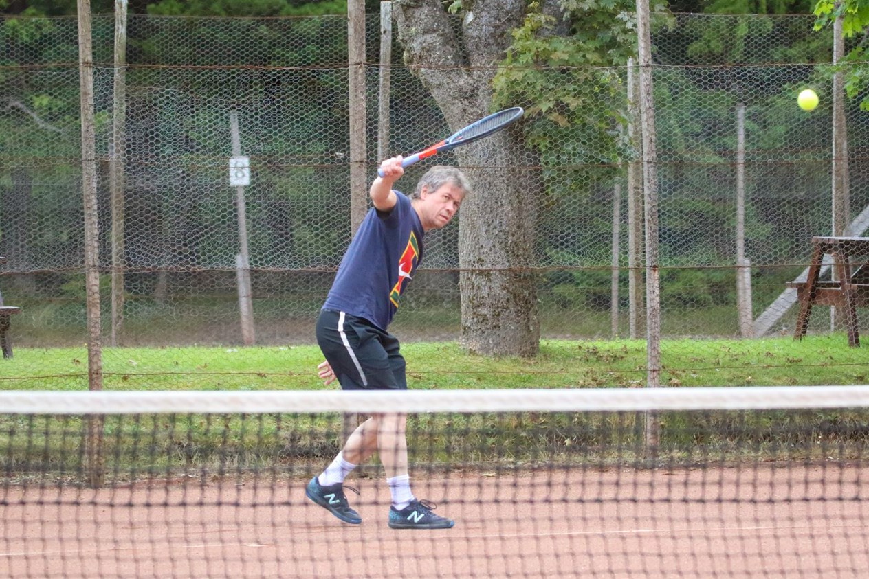 GRANTOWN FINALIST: Colin McLeod lost out in a close 45+ years final.