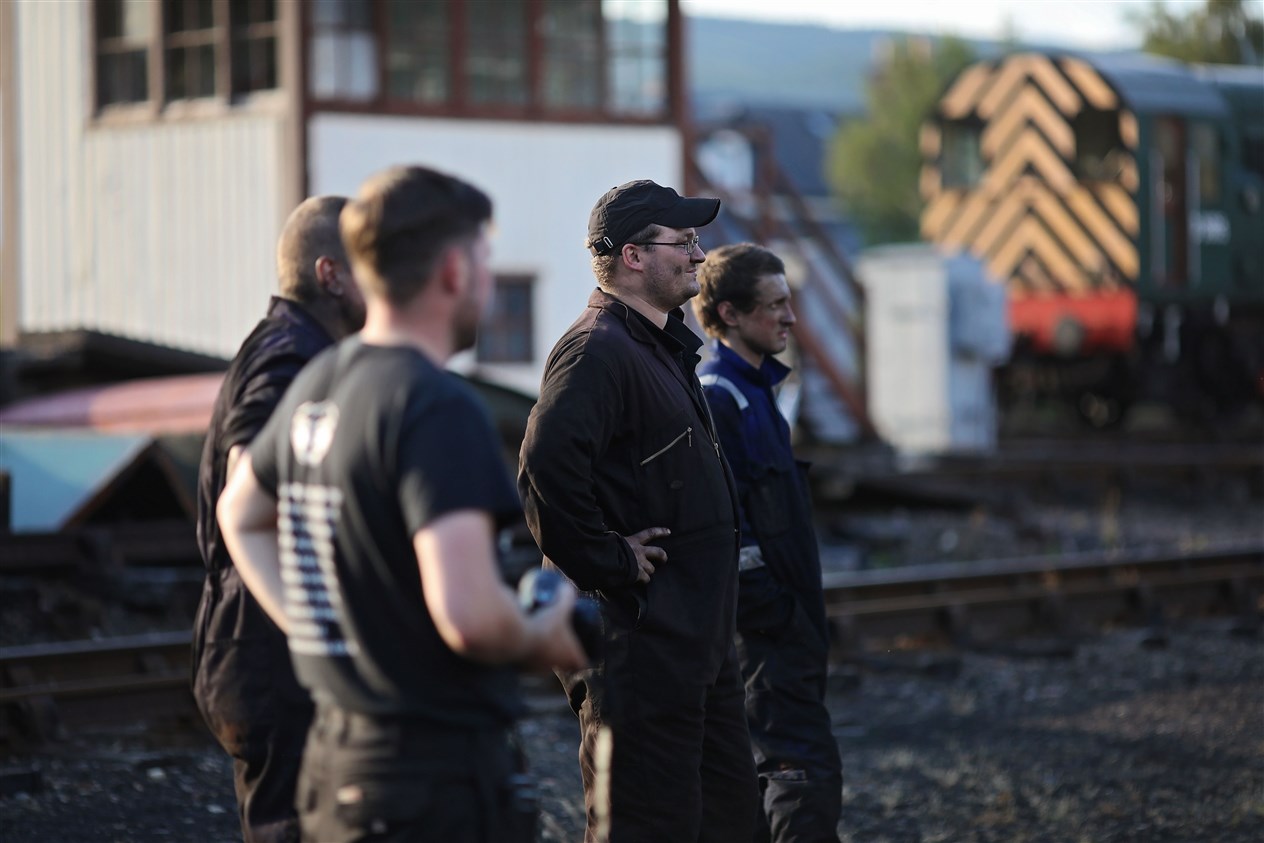 The refurbished loco is the talk of the yard.