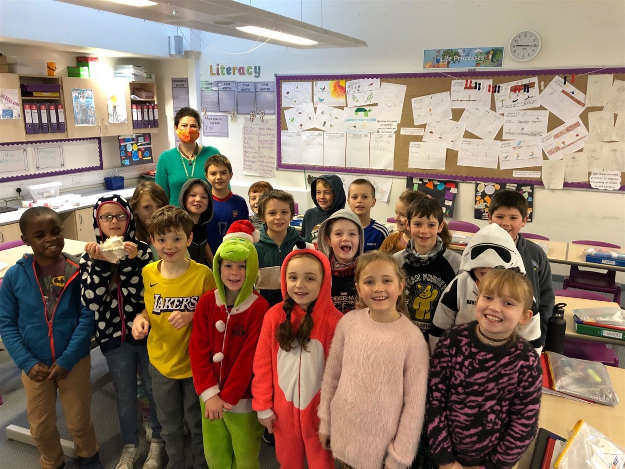 There were some good costumes on show in the P4/5 class.