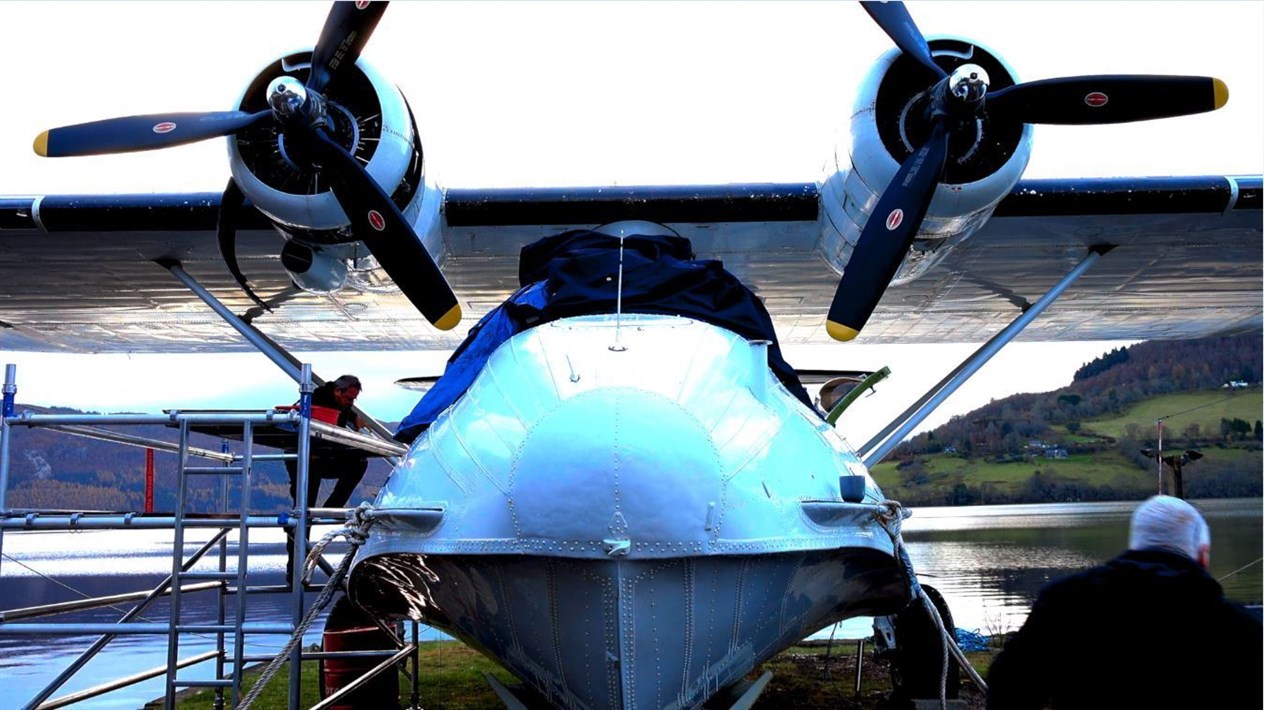 A historic and impressive flying boat.