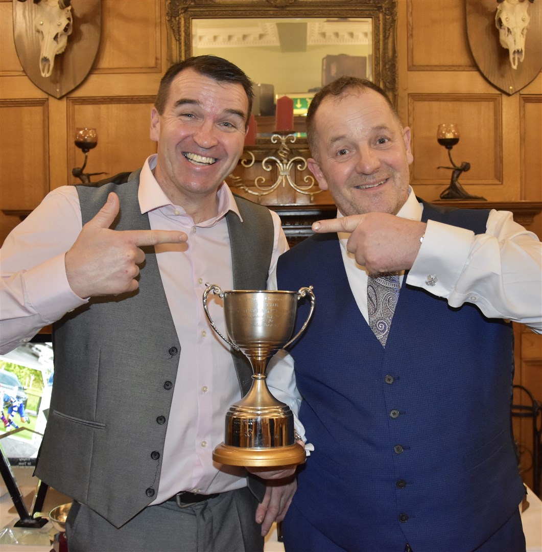 Iain Borthwick and Dallas Young. Pic: Fiona Young