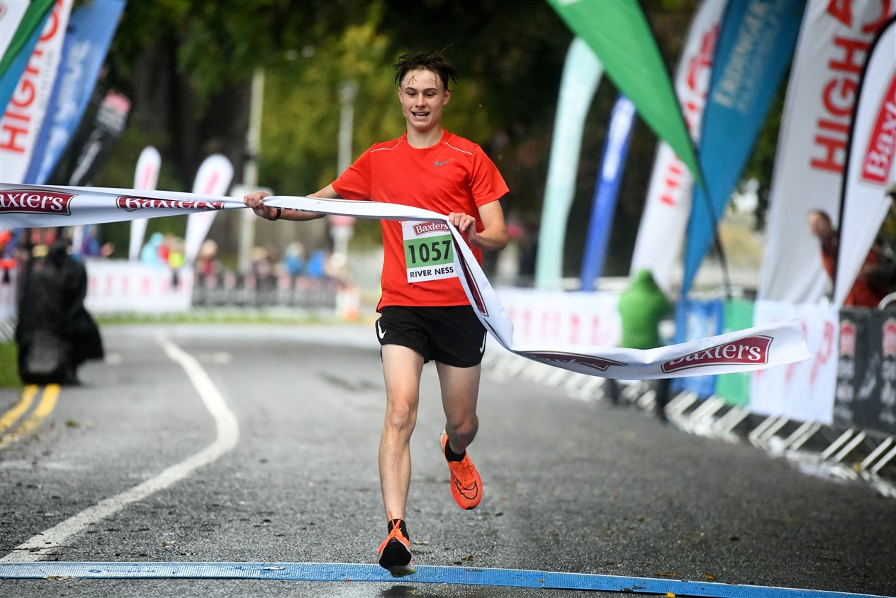 Roy Taylor came 1st in the 5k. Picture: James Mackenzie.