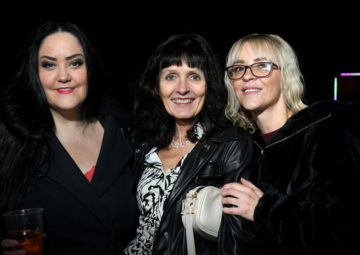Rachel Donald, Angela Cameron and Lorraine Green. Picture: James Mackenzie.
