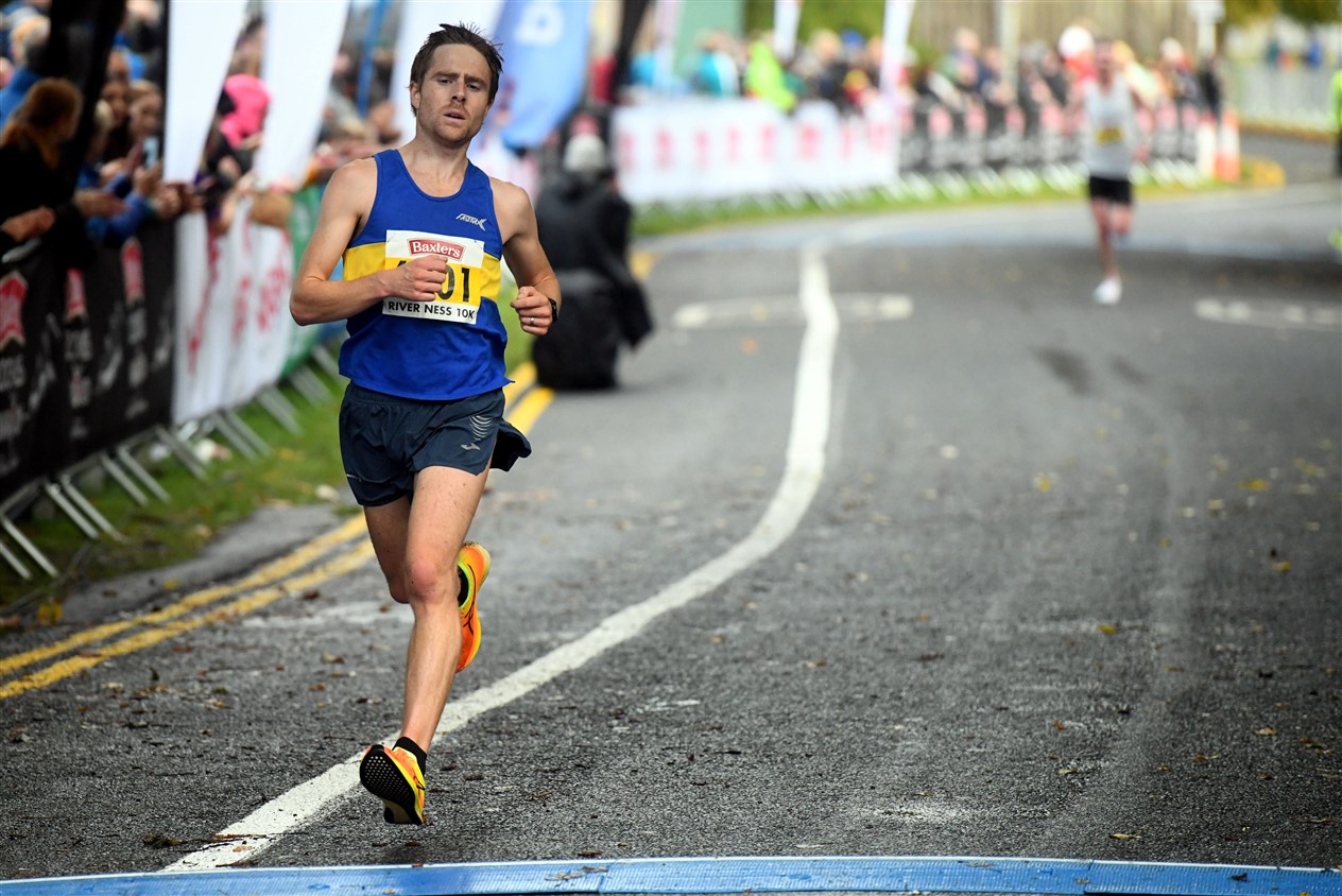 Lachlan Oaks came 3rd in the 10k. Picture: James Mackenzie.