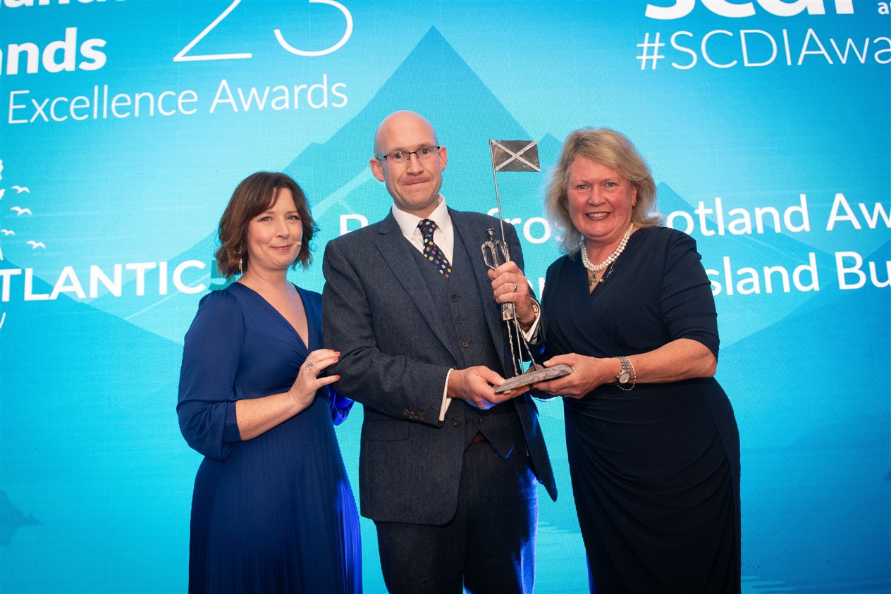 The Bakkafrost Scotland Award for Outstanding Island Business: Atlantic58. Picture: Callum Mackay