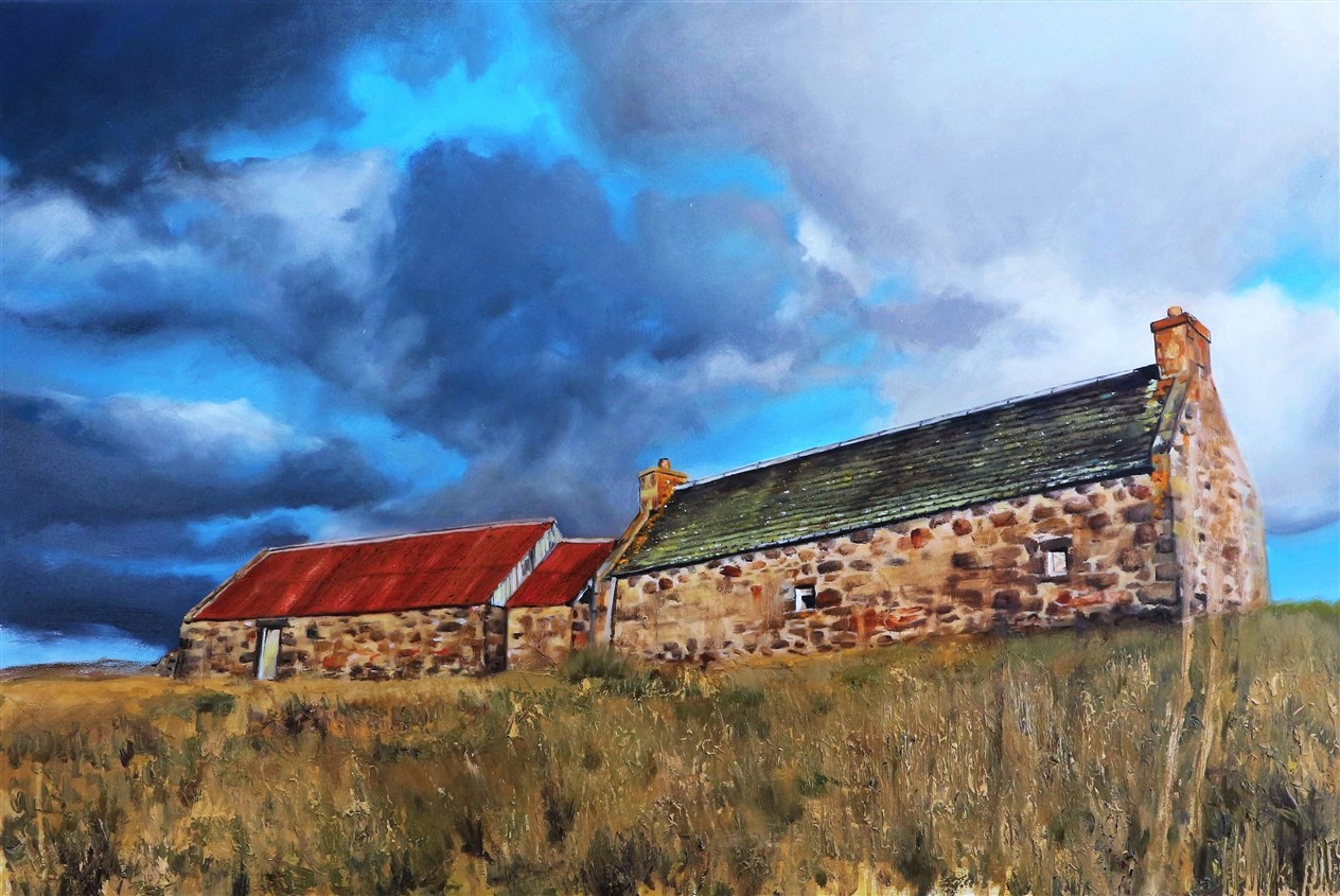Relics of Dava, painted by author and historian Charles Fletcher