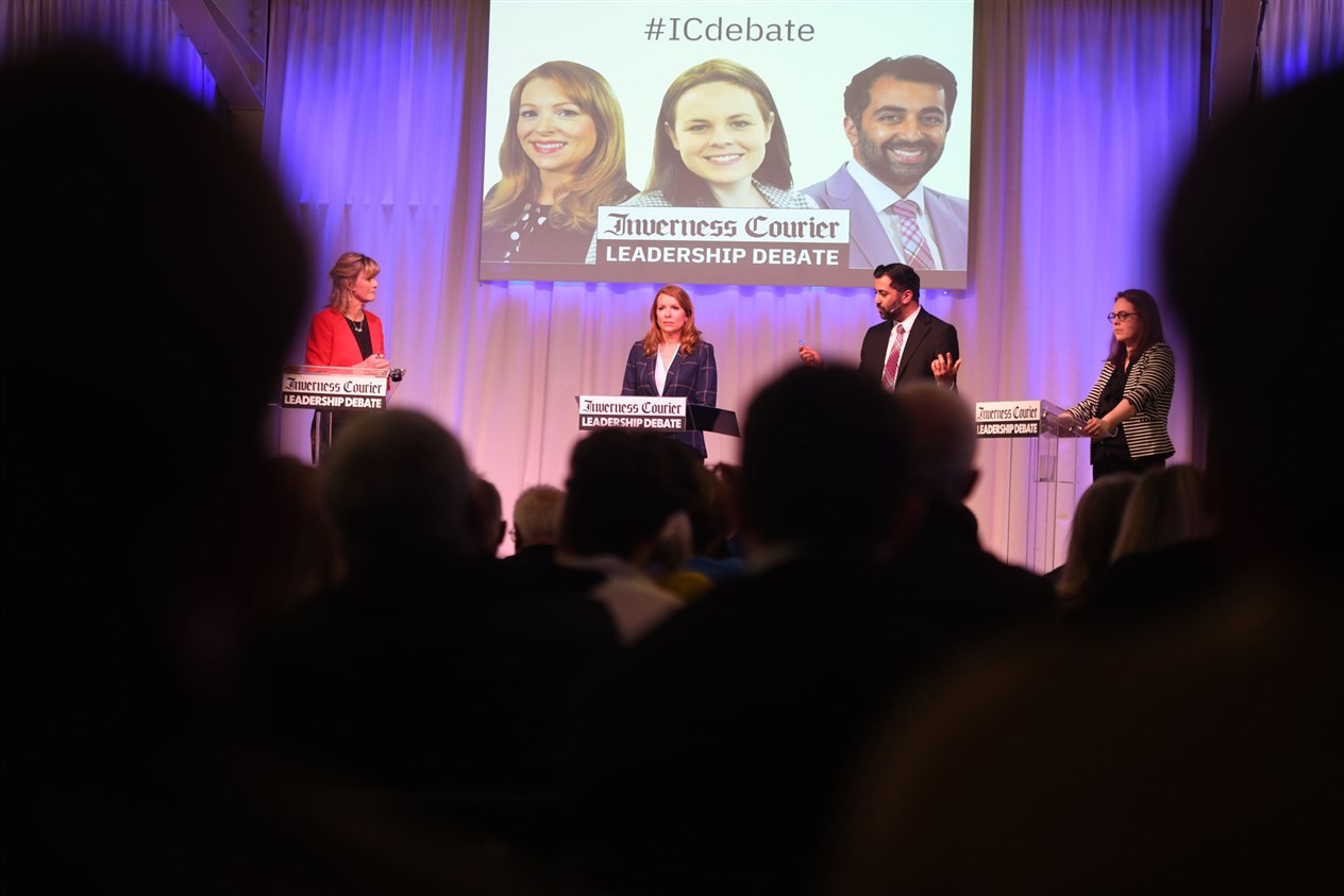 Nicky Marr, Ash Regan, Humza Yousaf and Kate Forbes. Picture: James Mackenzie.