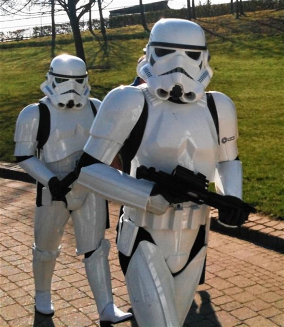Stormtroopers on patrol at LEGOLAND