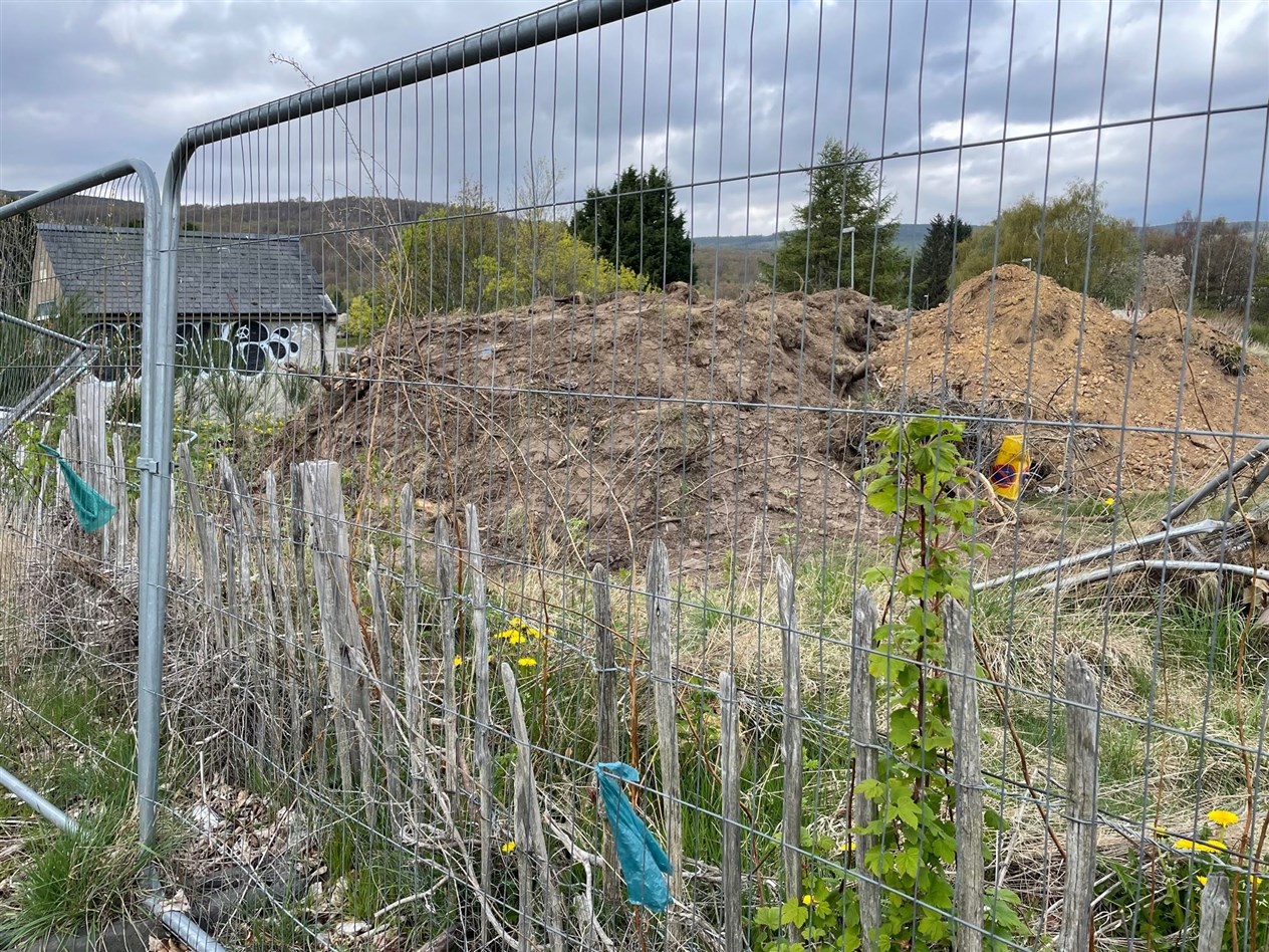 The site has been an eyesore in the heart of the village for several years.