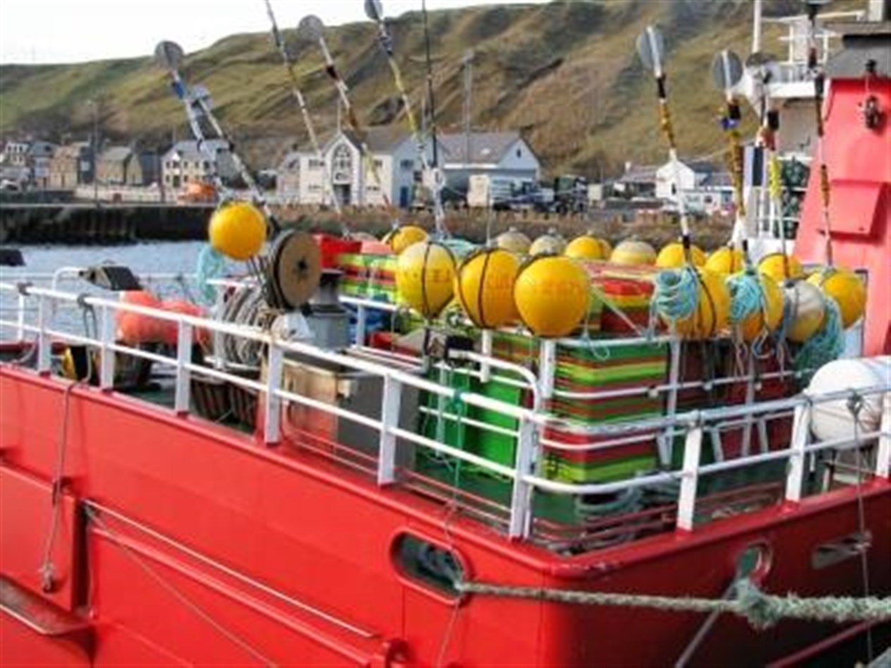 French fishing boat Cuca at Scrabster by Dave Savage of Thurso.