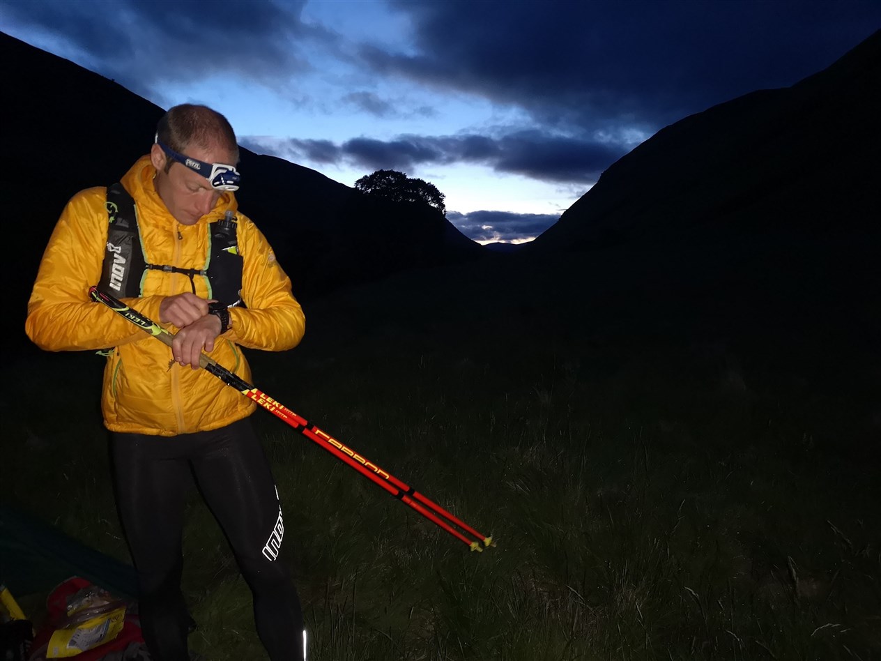 Ian Stewart during his 400km Cairngorms Parkrun, taking in all 58 Munros in the national park.