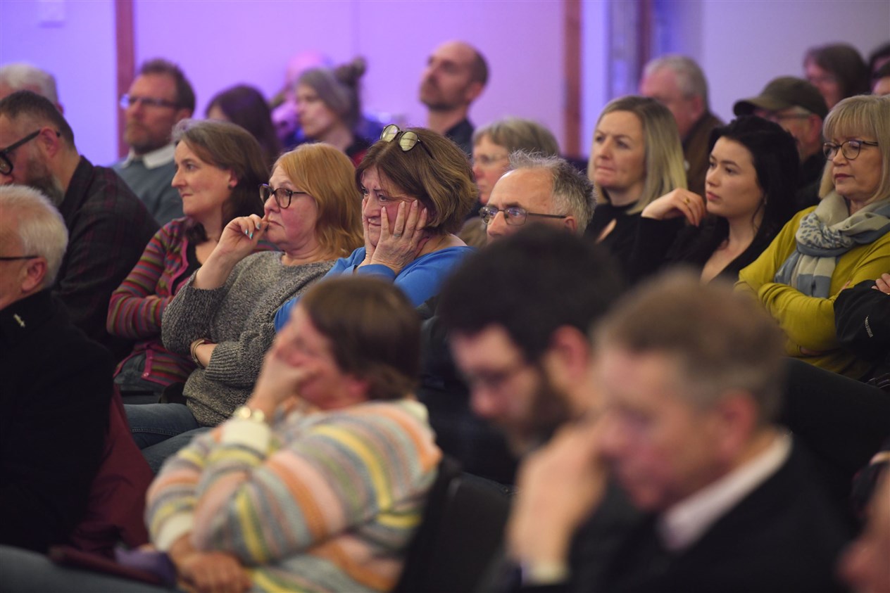 The audience. Picture: James Mackenzie.