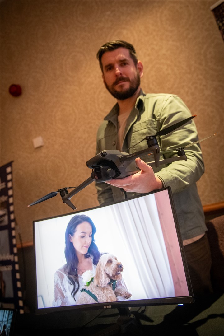 Scott MacDonald, of The Wedding Crew, in the frame. Picture: Callum Mackay.