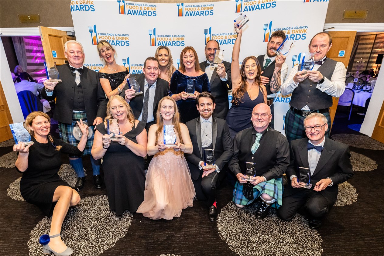Highlands & Islands Food and Drink Awards, 2023. Kingmills Hotel, Inverness