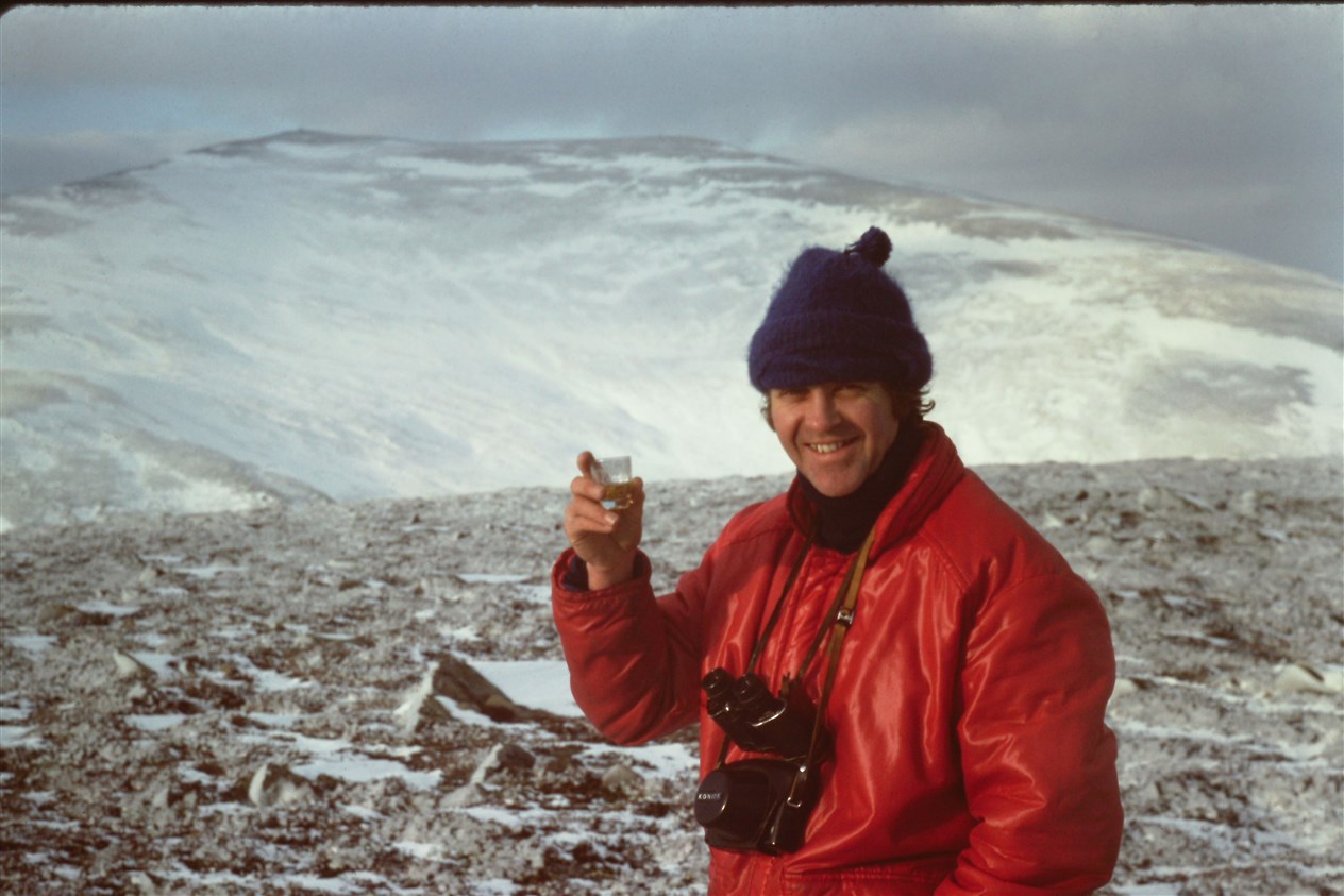 David loved being in the local hills.