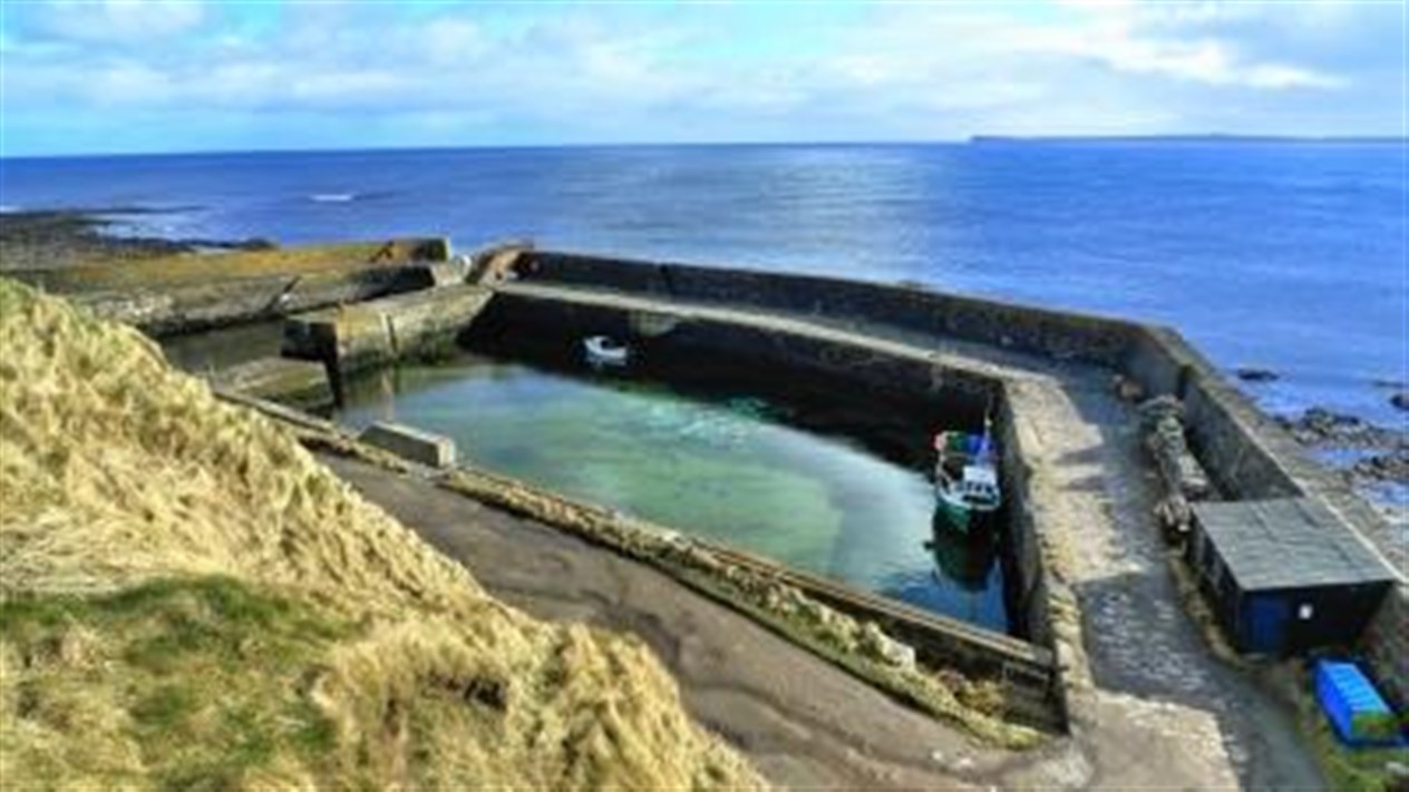 Keiss harbour by Glynis Mackay of Oldhall, Watten.