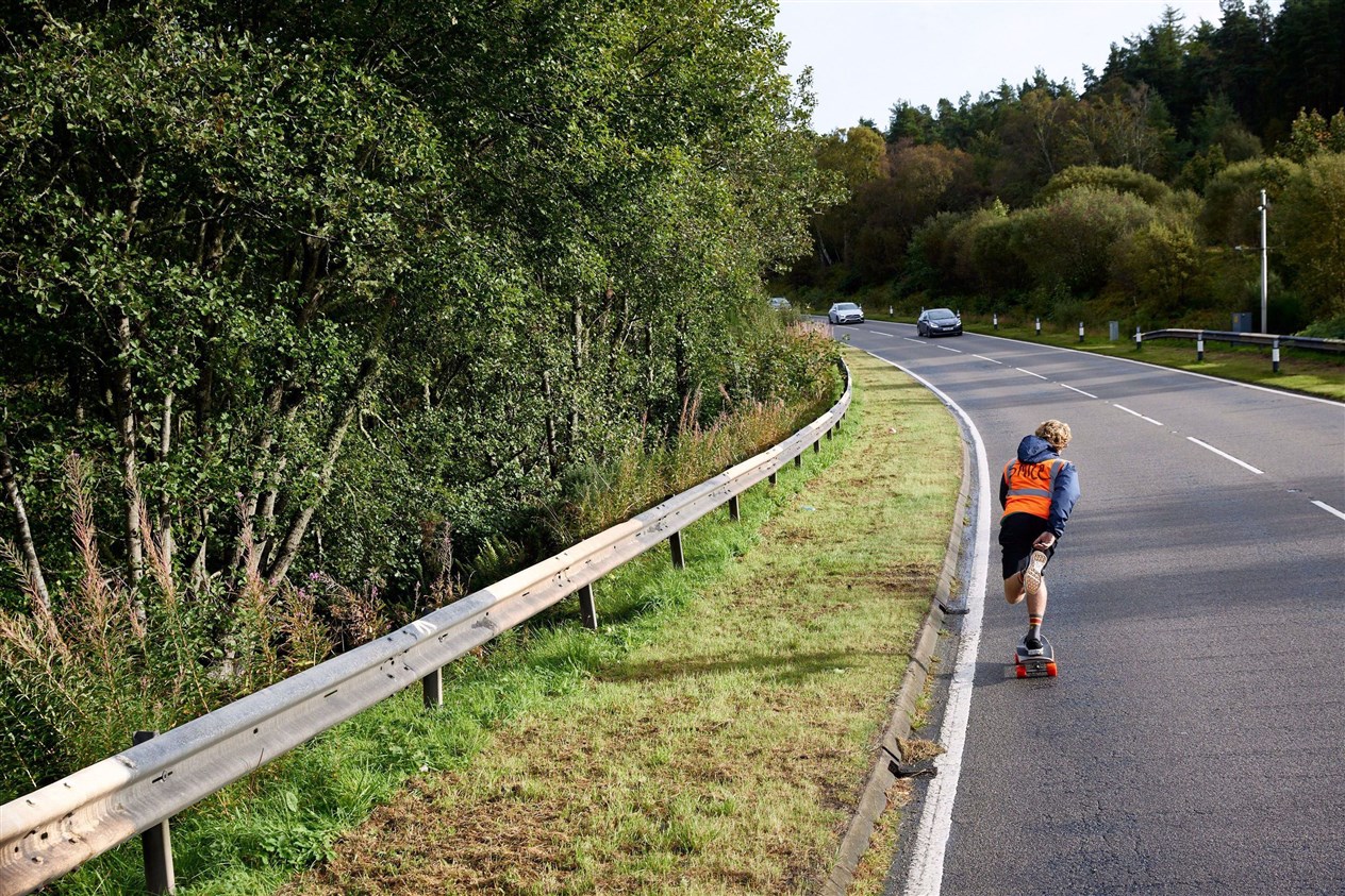 They used roads when there were no cycle paths.