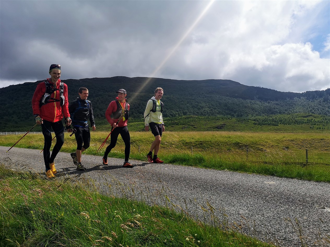 Ian Stewart during his 400km Cairngorms Parkrun, taking in all 58 Munros in the national park.