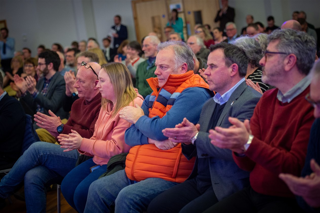 The audience. Picture: Callum Mackay..