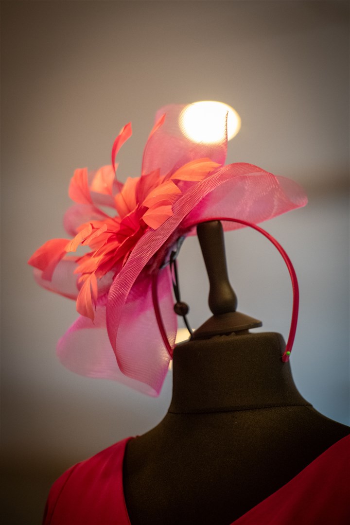 There were some eye-catching designs on show for headwear. Picture: Callum Mackay.