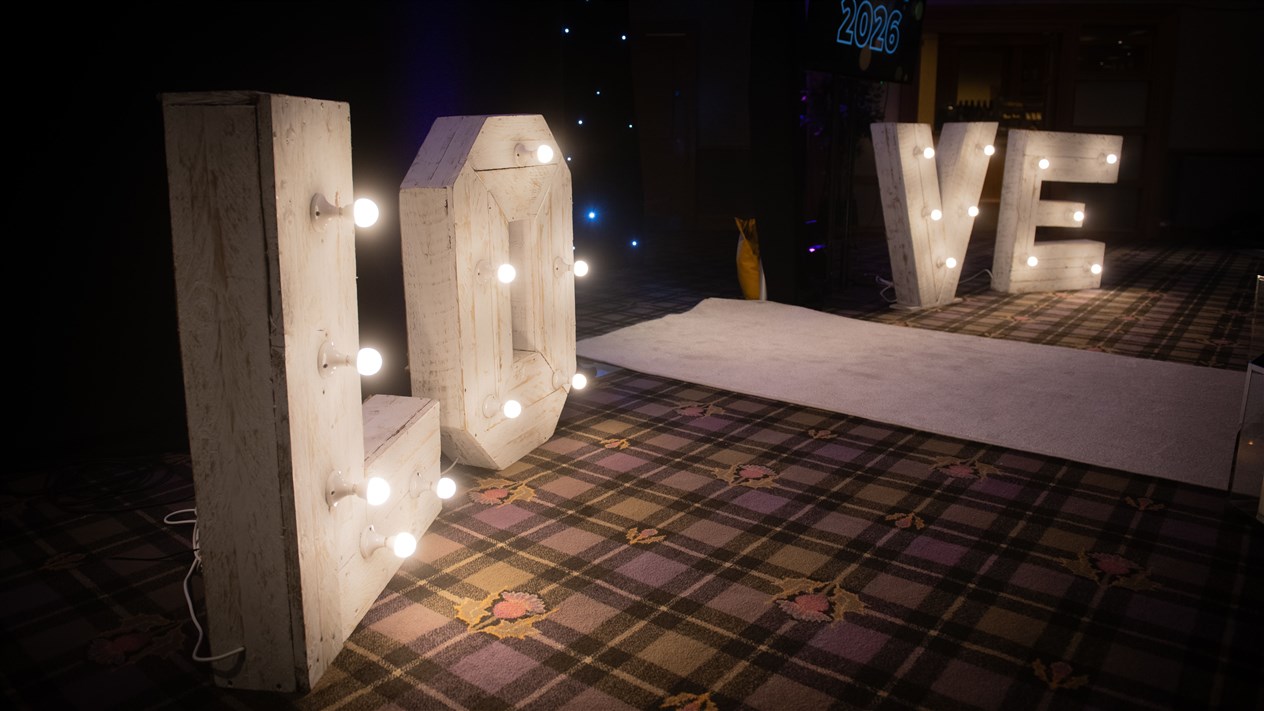 Say it in words... Picture: Callum Mackay.