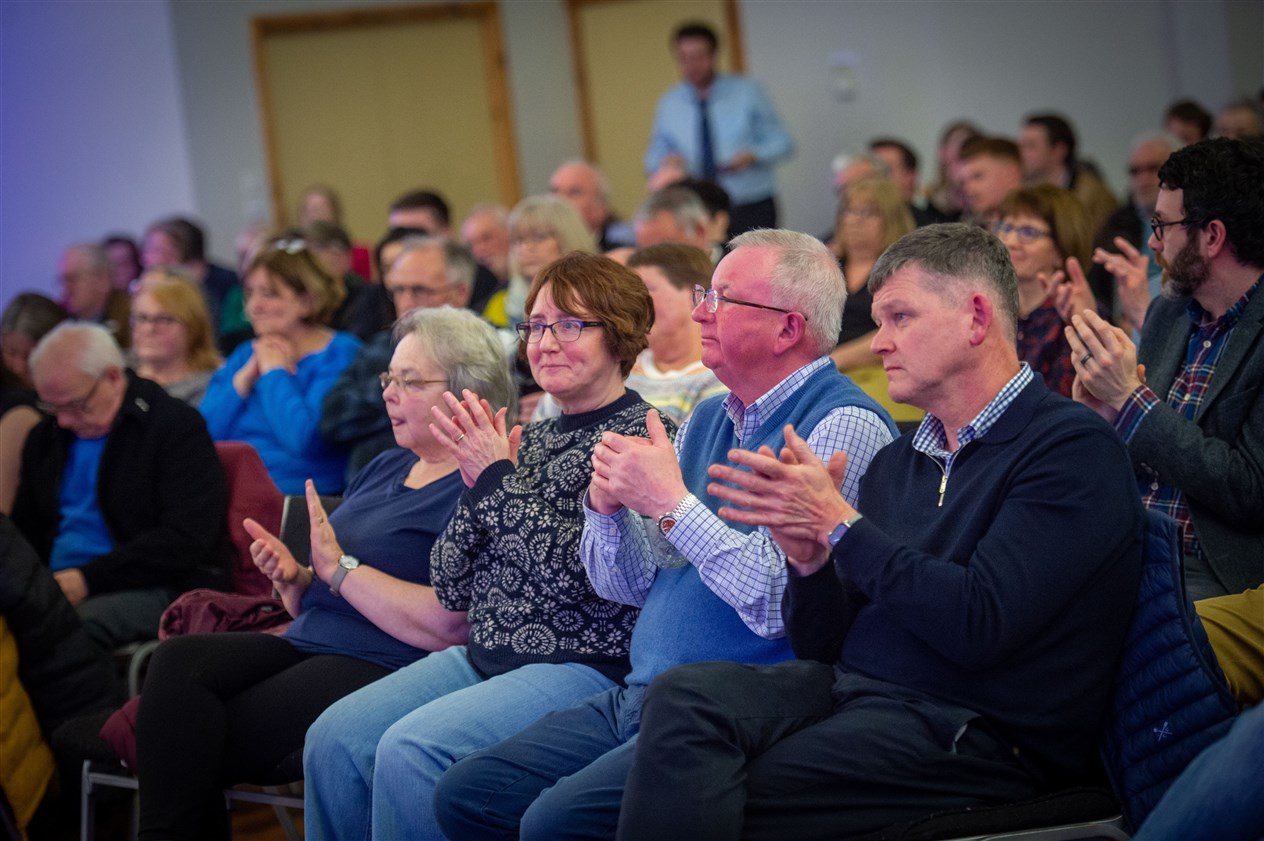 The audience. Picture: Callum Mackay..