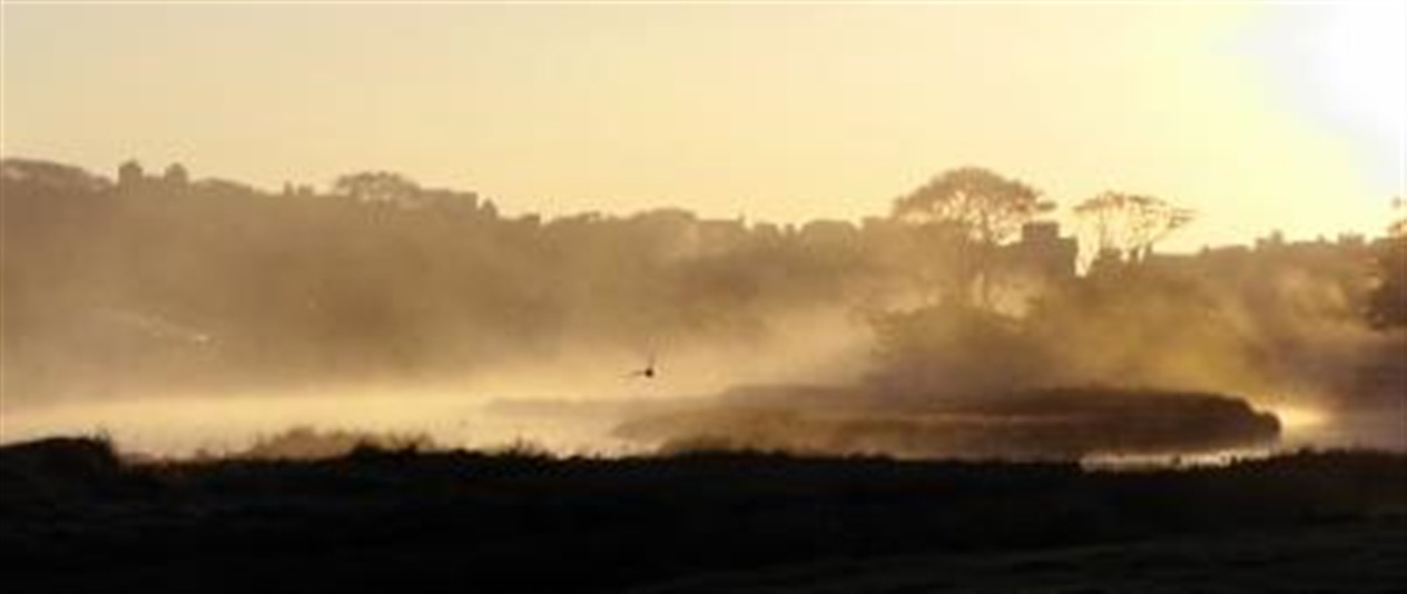 Mist over Wick River by Alan Hendry.