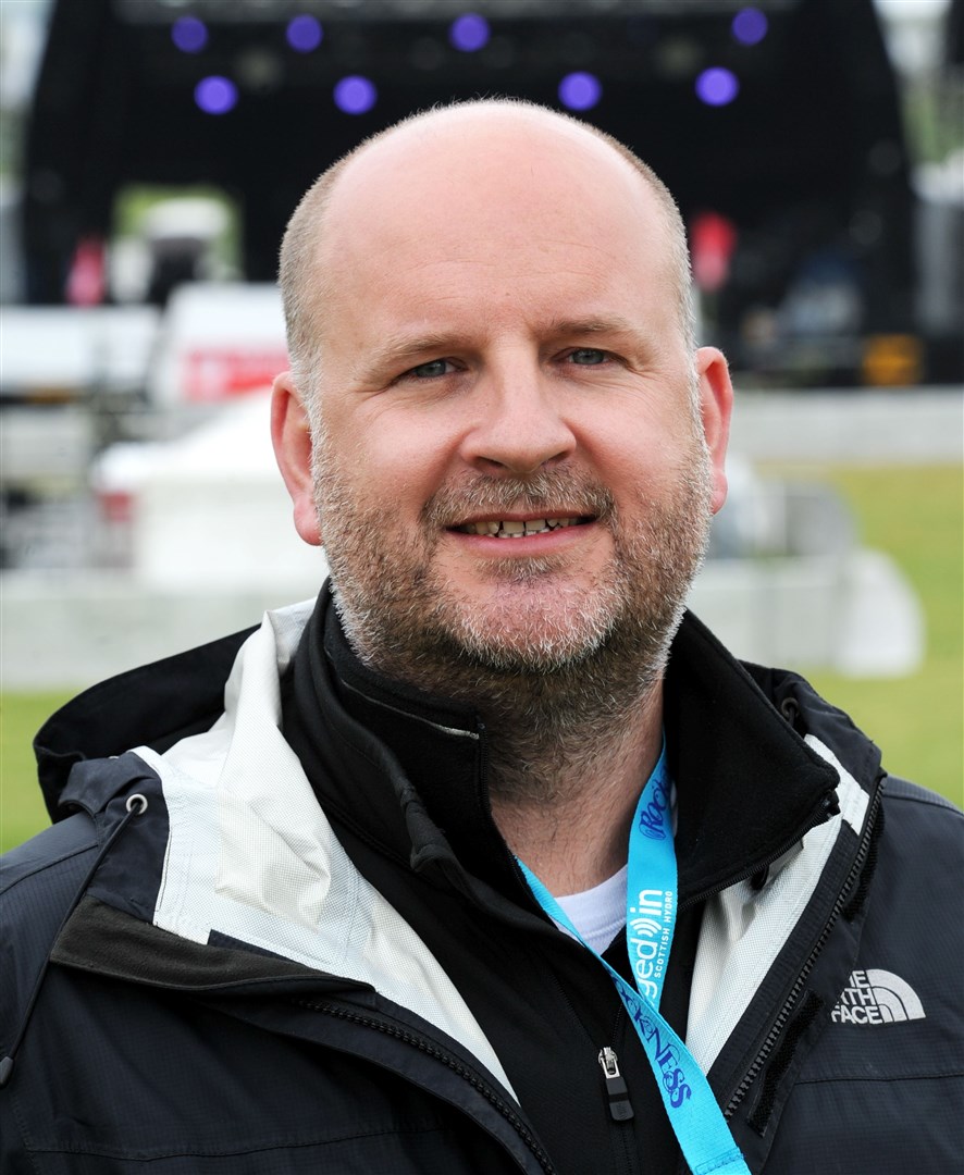 One of the promoters of RockNess 2012, Jim King. Picture:HNM/ Alasdair Allen