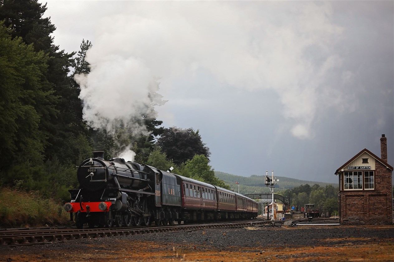Loco is all sooted and booted for its return to the Strathspey line.