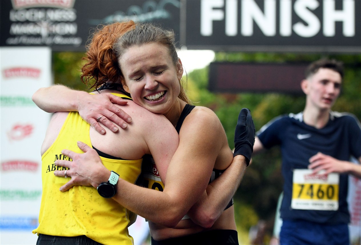 Catriona Fraser came 2nd in the 10k. Picture: James Mackenzie.