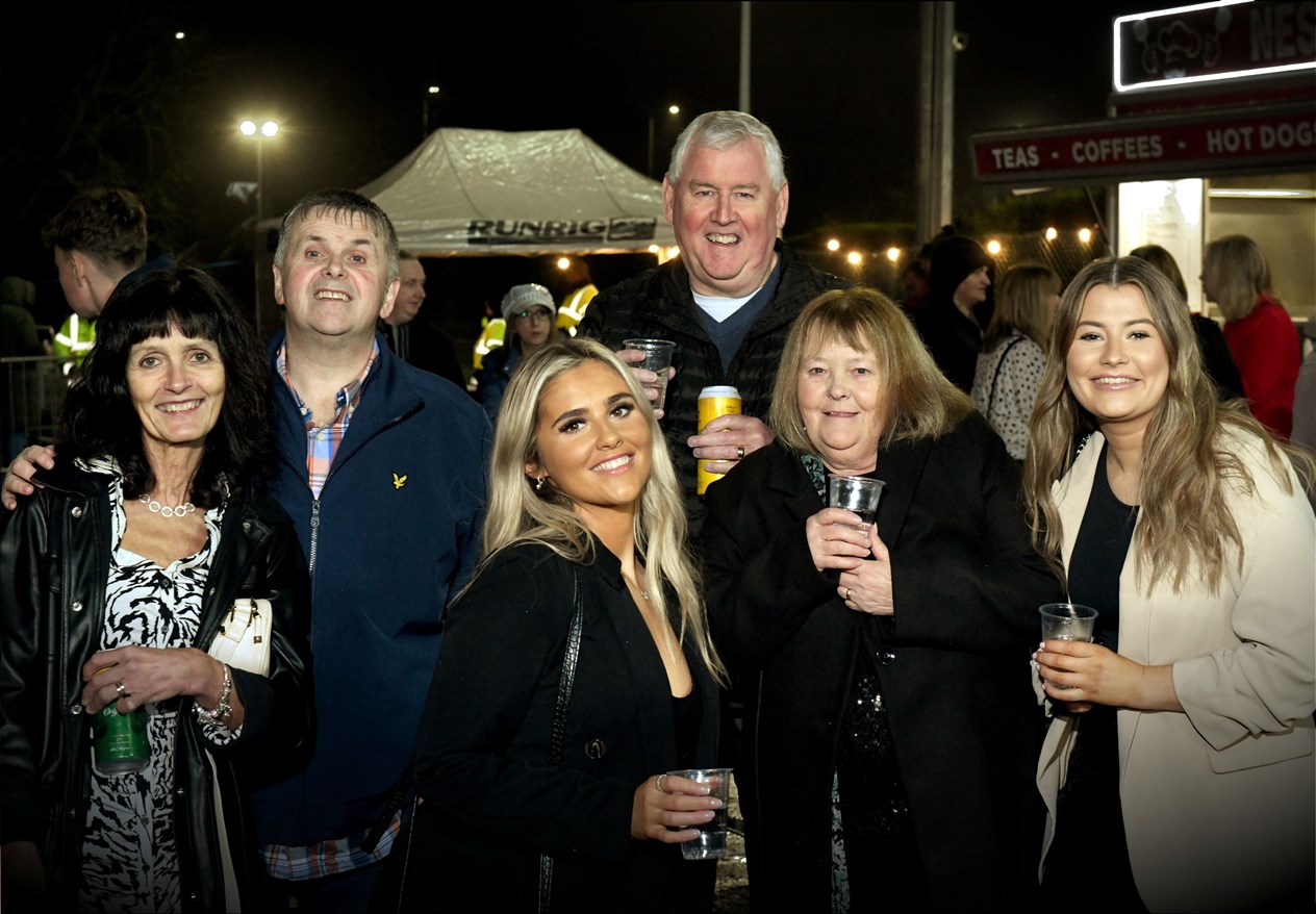 Angela Cameron, Benji Cameron, Lisa Cameron, Peter Corbett, Mary Corbett and Megan Cattanach. Picture: James Mackenzie.