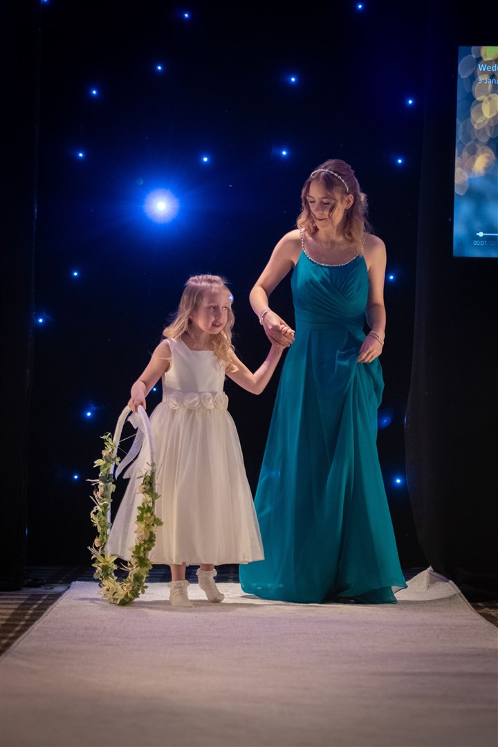 There was inspiration on show for bridesmaids both young and older. Picture: Callum Mackay.