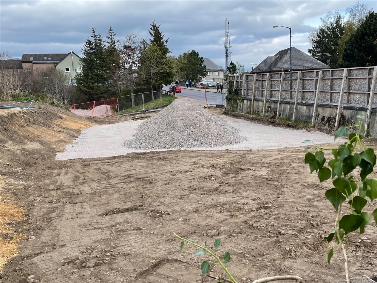 Ground works have started at the village centre site.