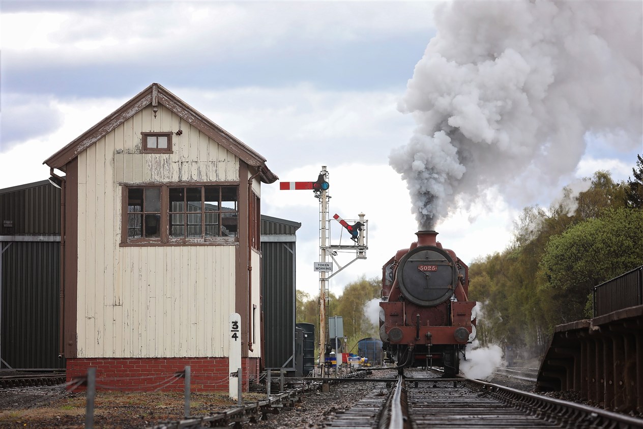 The Black No 5 steams again on the Strathspey Stream Railway. All photos: Jayne Emsley of Vanilla Moon Photography.