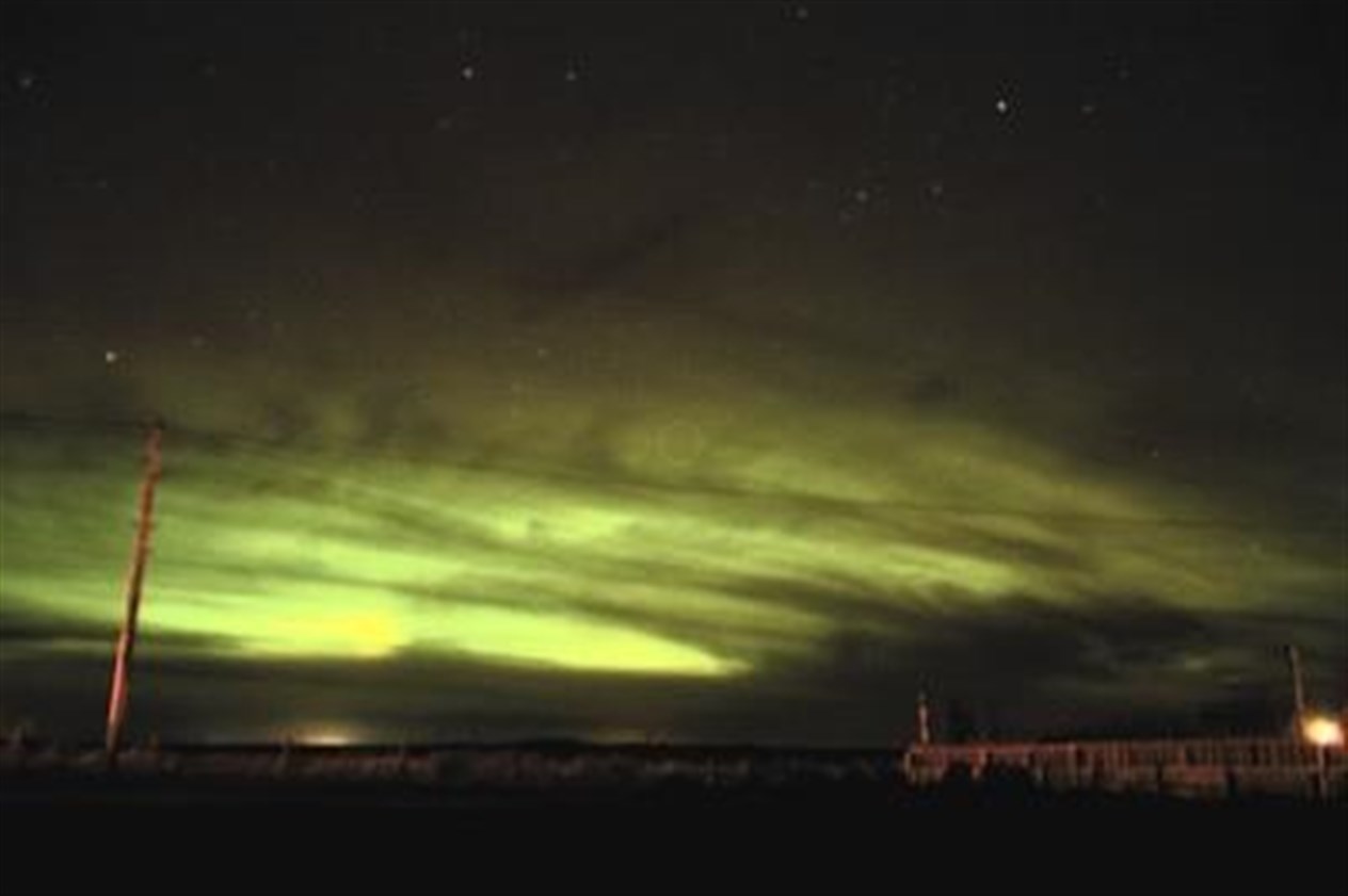 The northern lights by Alan Taylor of Staxigoe.
