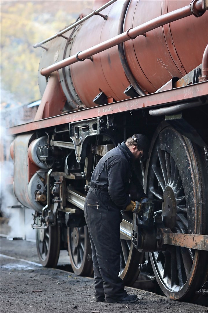 The long running project which has seen the loco pretty much rebuilt was carried out by an army of volunteers.