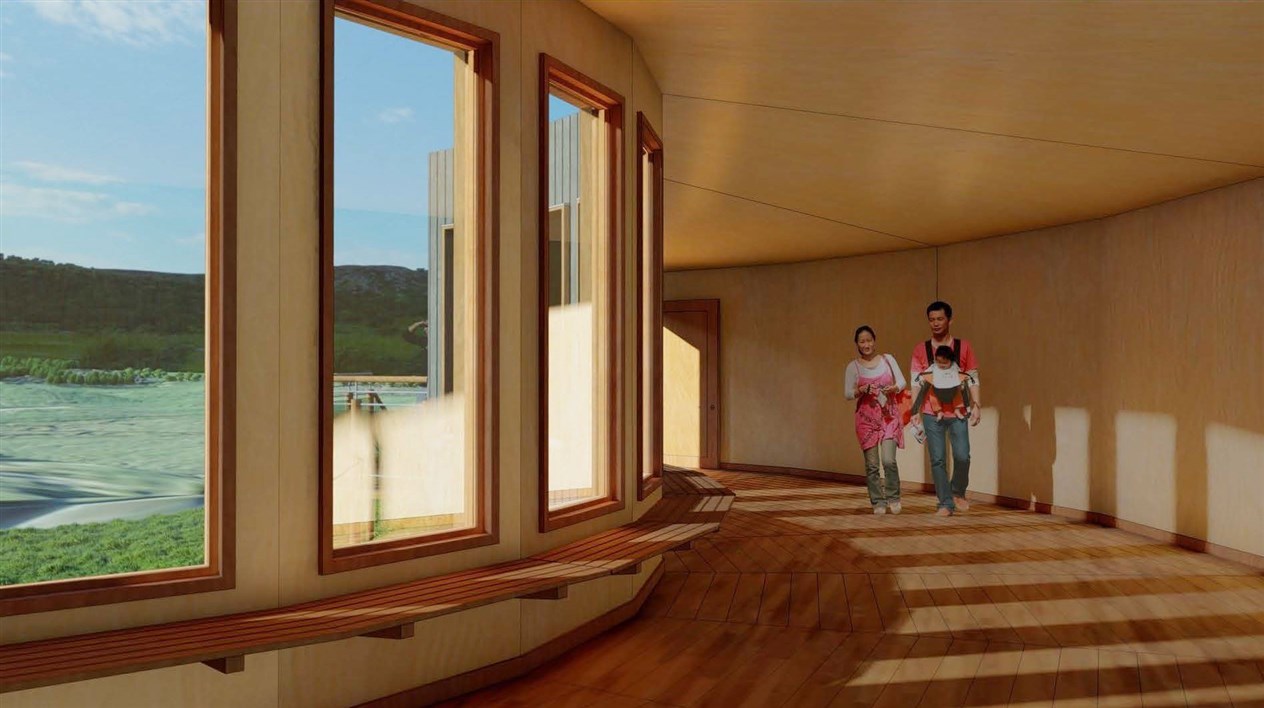 The plans have an eye-catching design and will make the most of the aspects from the buildings.
