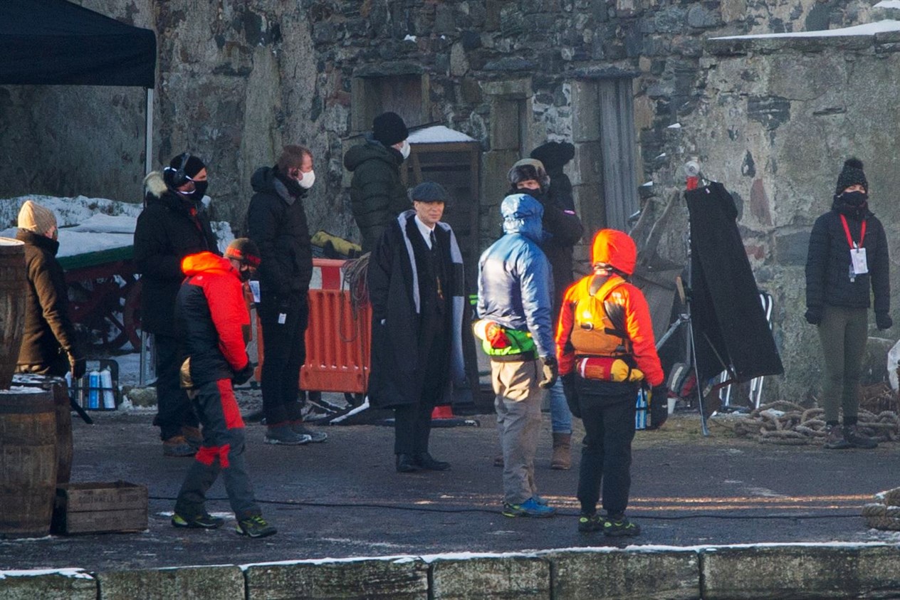 Tommy Shelby, who is played by Cillian Murphy, in between scenes.Picture: Daniel Forsyth